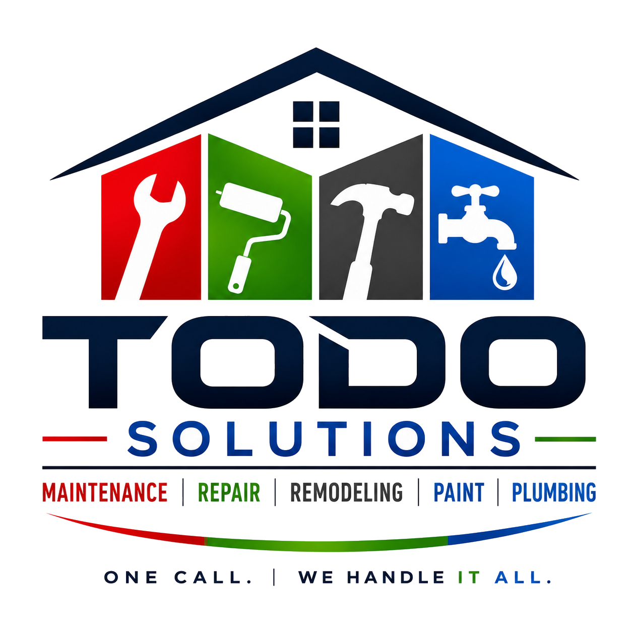 Todo Solutions maintenance, repair, remodeling, paint, and plumbing logo